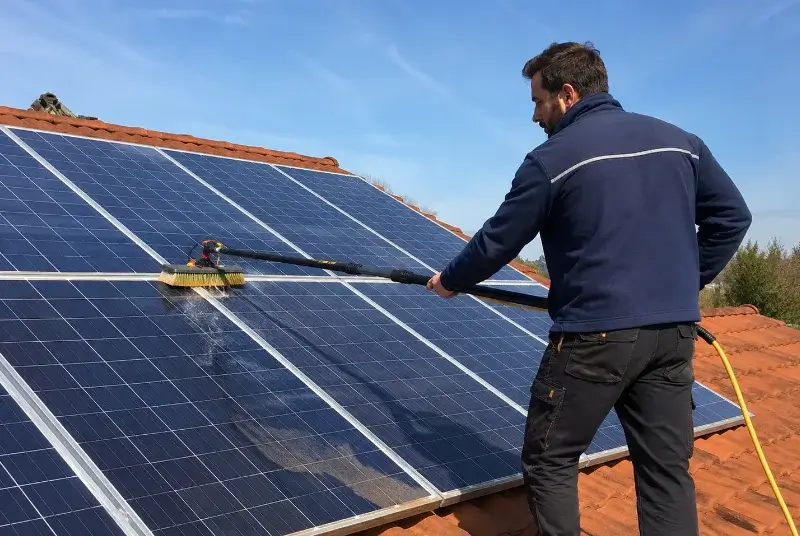 Nettoyage et entretien de panneaux solaires à Mesquer